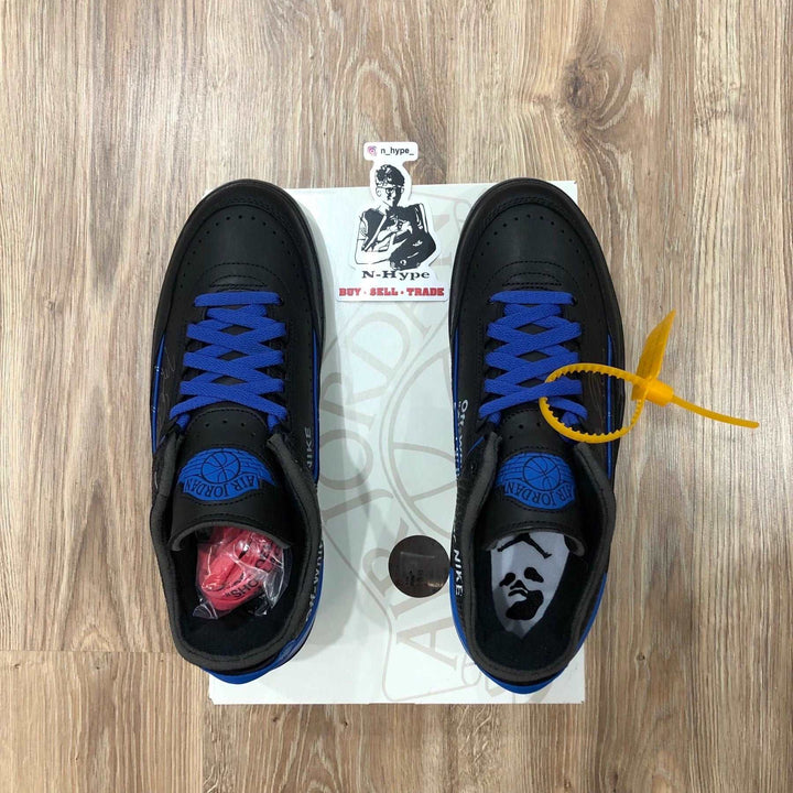 Jordan 2 Retro Low SP Off-White Black Blue