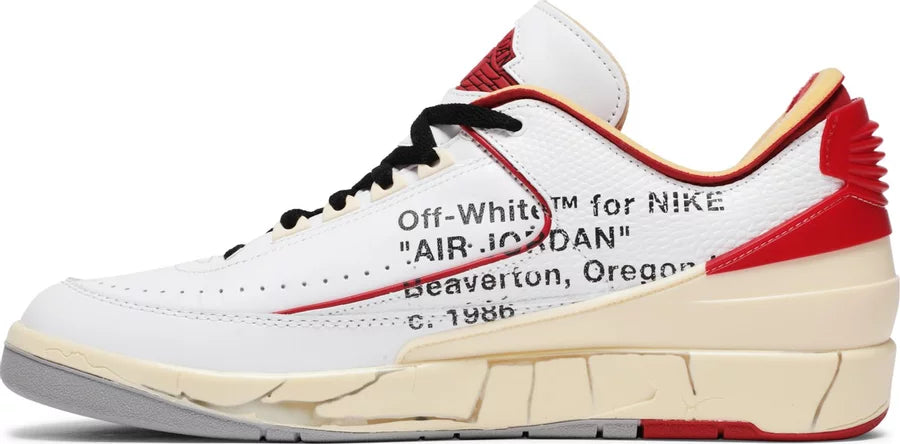 Jordan 2 Retro Low SP Off-White White Red