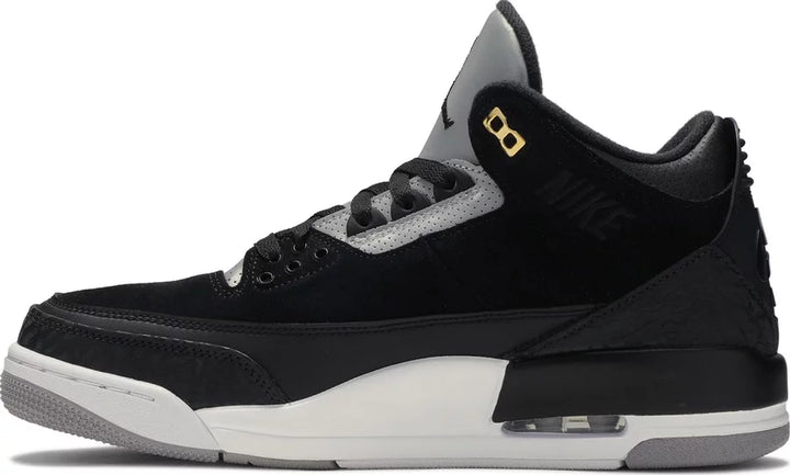 Jordan 3 Retro Tinker Black Cement Gold