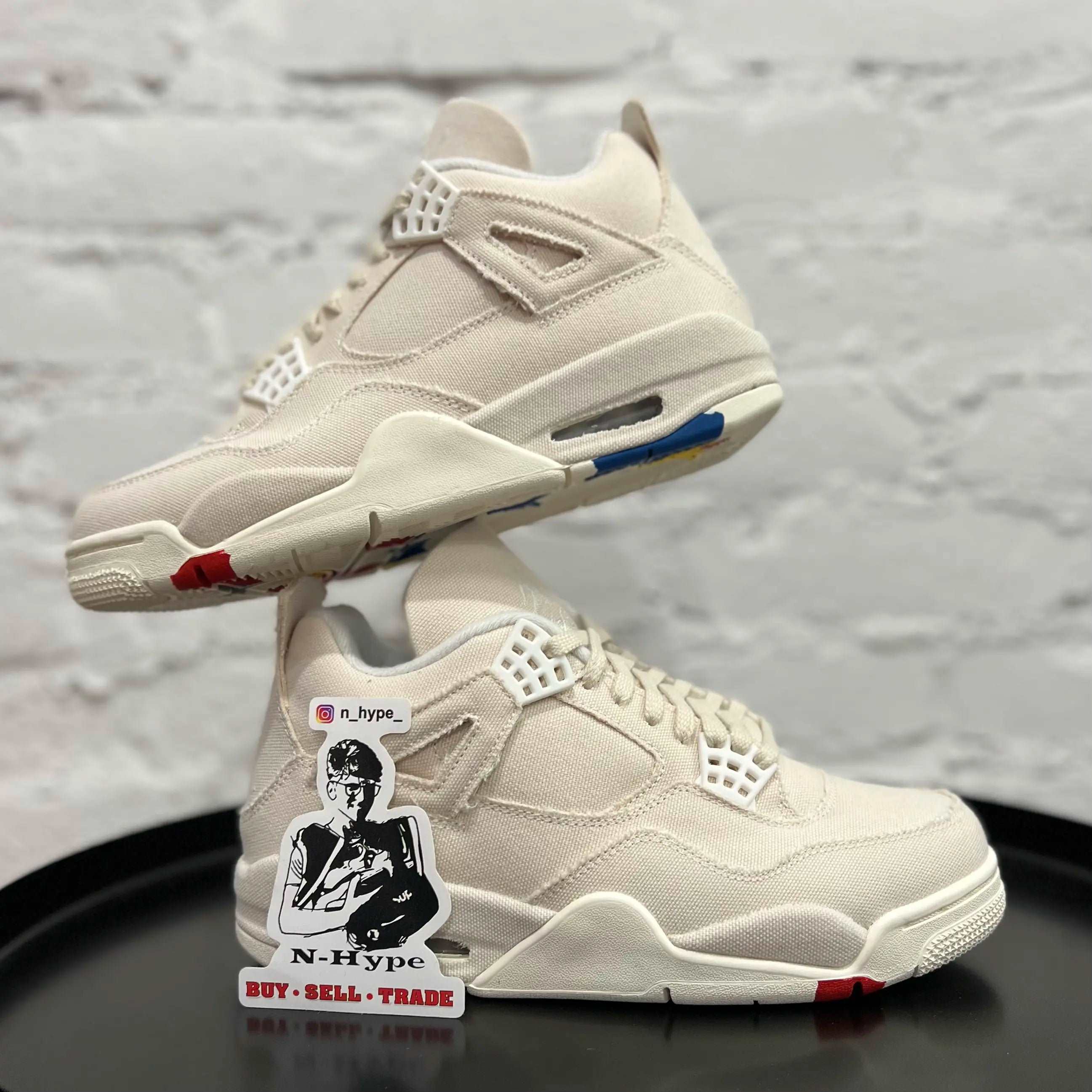 Jordan 4 Retro Blank Canvas W DQ4909 100 N Hype