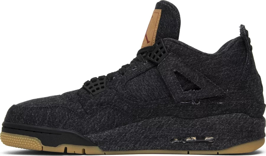 Jordan 4 Retro Levi s Black Levi s Tag AO2571 001 N Hype