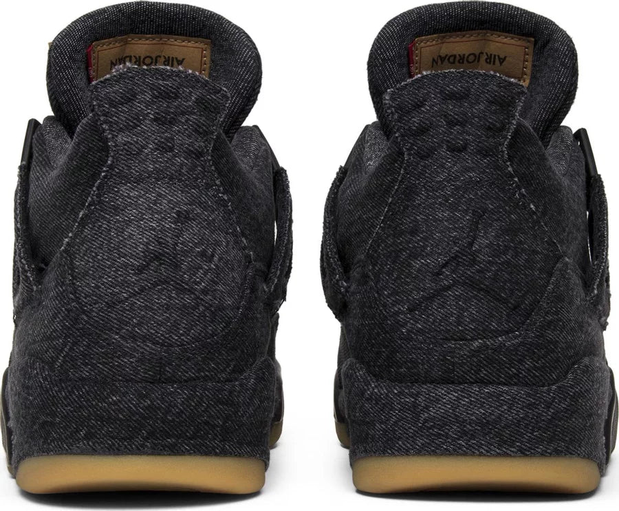 Jordan 4 Retro Levi s Black Levi s Tag AO2571 001 N Hype
