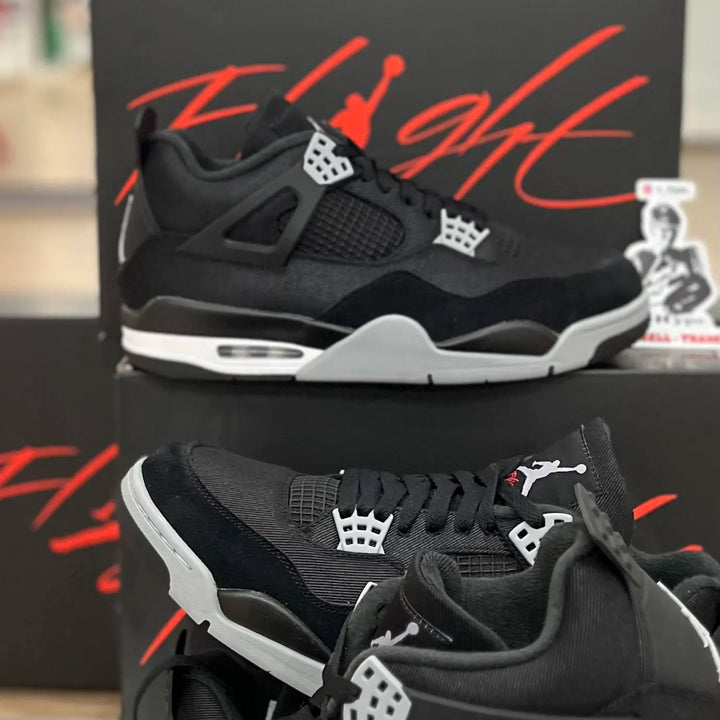 Jordan 4 Retro SE Black Canvas