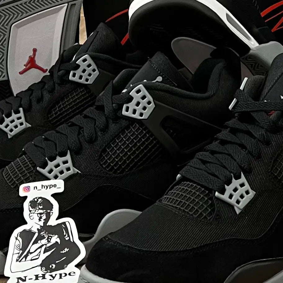 Jordan 4 Retro SE Black Canvas