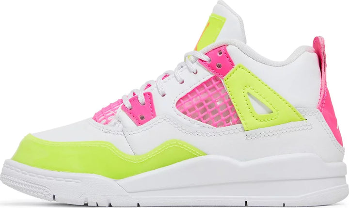 Jordan 4 Retro White Lemon Pink (PS)