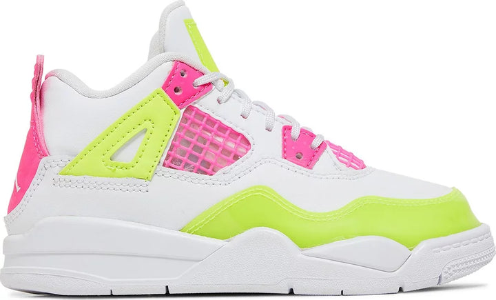 Jordan 4 Retro White Lemon Pink (PS)