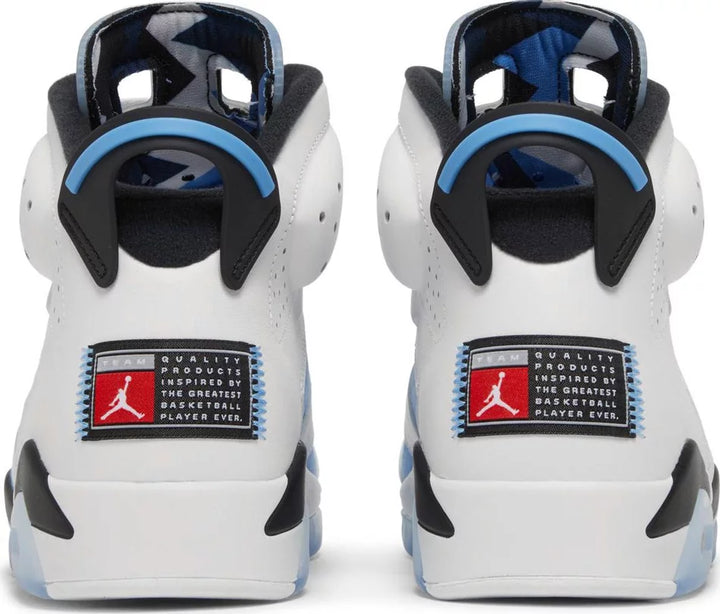 Jordan 6 Retro UNC White