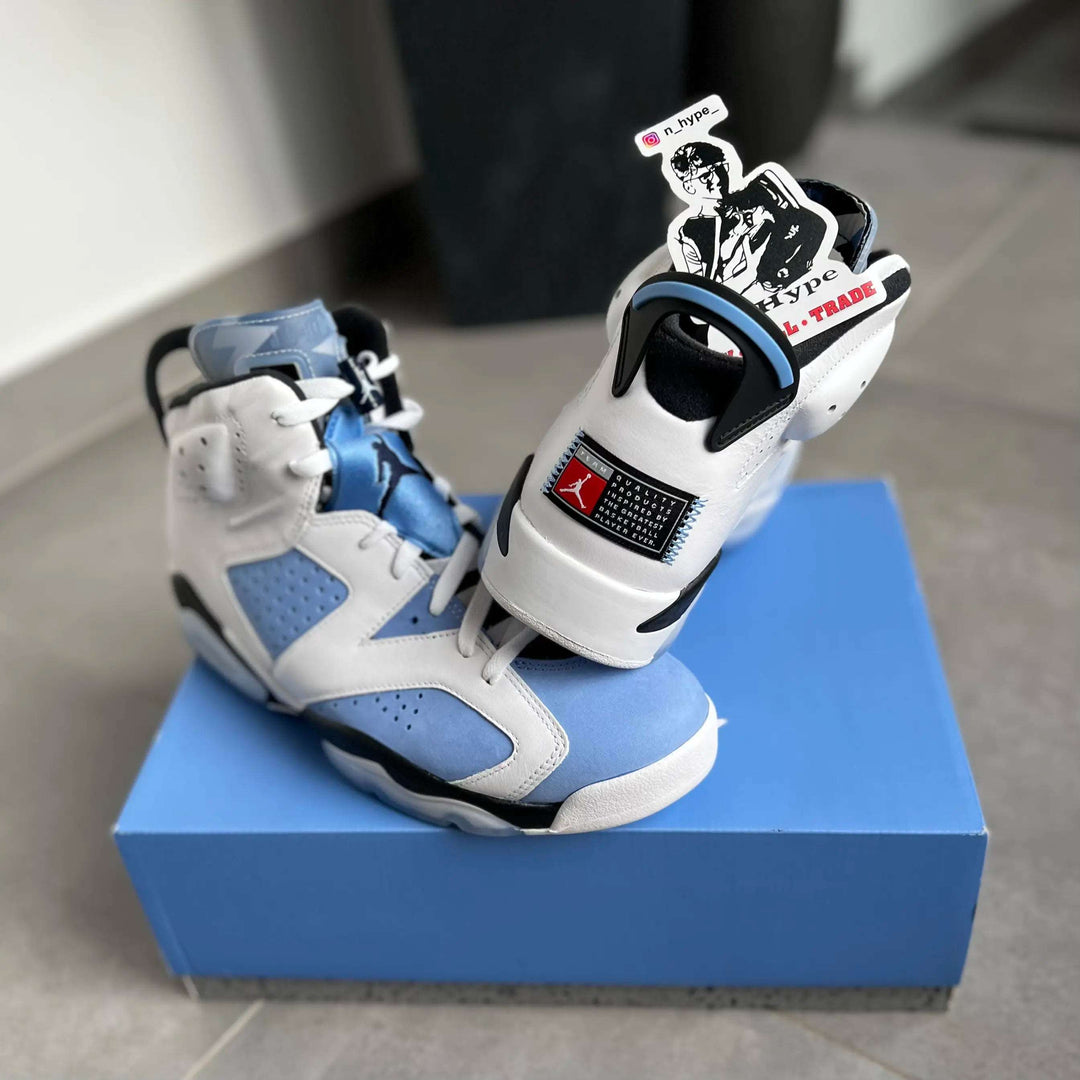 Jordan 6 Retro UNC White