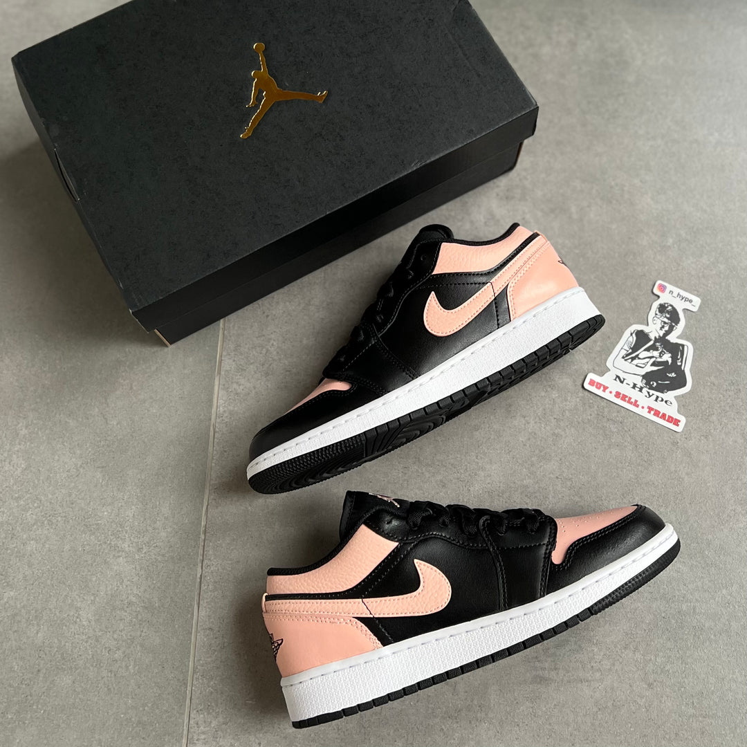 Jordan 1 Low Crimson Tint GS 553560 034 N Hype