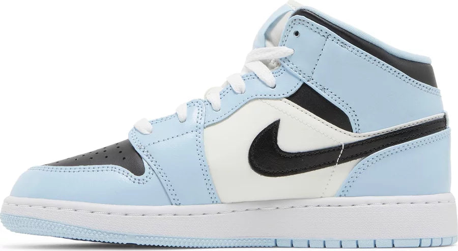 Jordan 1 Mid Ice Blue (2022) (GS) bok wewnetrzny Lodz Polska