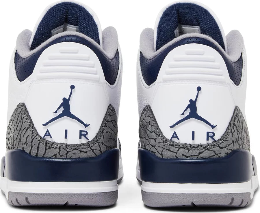 Jordan 3 Retro Midnight Navy tył Lodz Polska