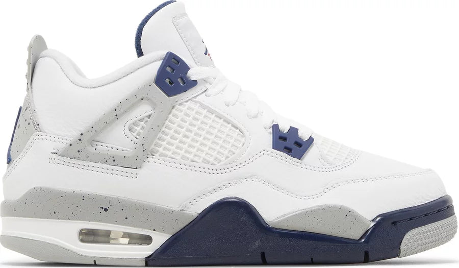 Jordan 4 Retro Midnight Navy bok zewnetrzny Lodz Polska