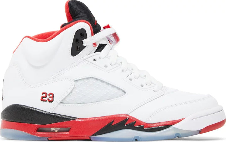 Jordan 5 Retro Fire Red Black Tongue (2013) (GS) Bok zewnetrzny Lodz Polska