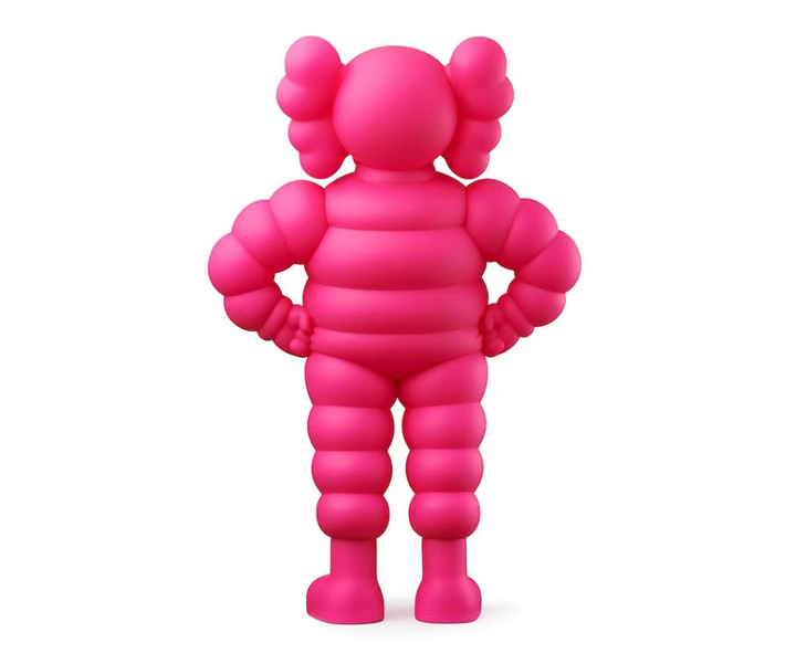 KAWS Chum Vinyl Figure Pink (2022) Front Lodz Polska