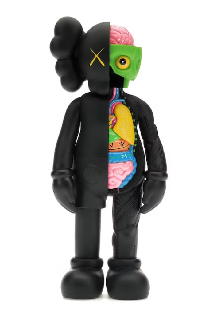 KAWS Companion Flayed Open Edition Vinyl Figure Black Lodz Polska Front