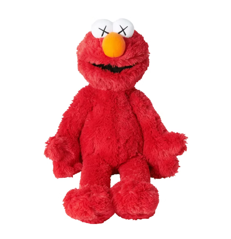 KAWS Sesame Street Uniqlo Elmo Plush Toy Red Front Lodz Polska