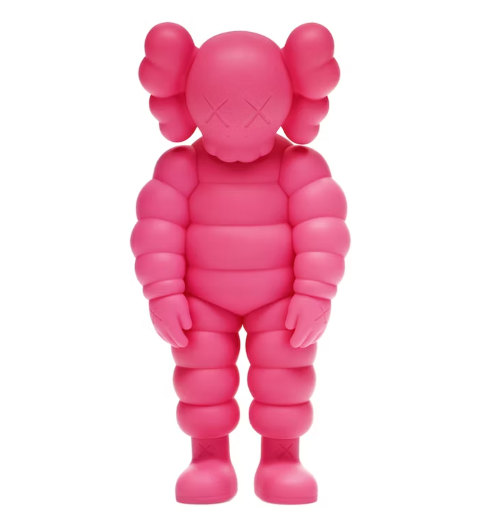 KAWS What Party Vinyl Figure Pink Front Lodz POlska