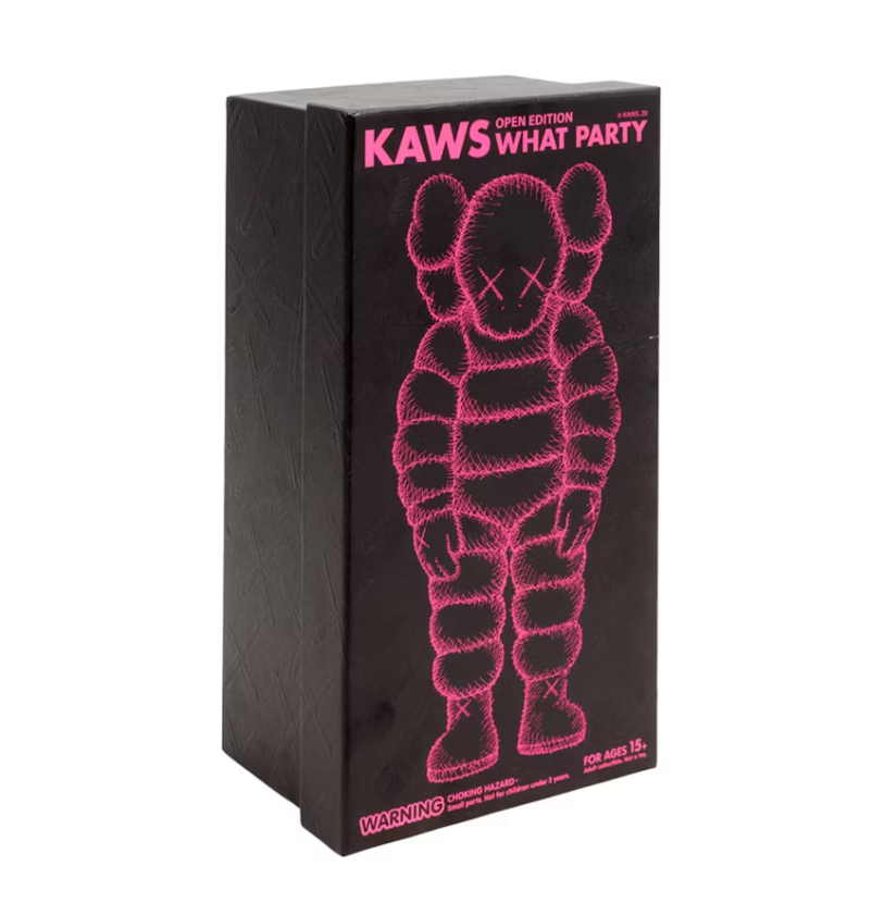 KAWS What Party Vinyl Figure Pink Opakowanie Lodz POlska