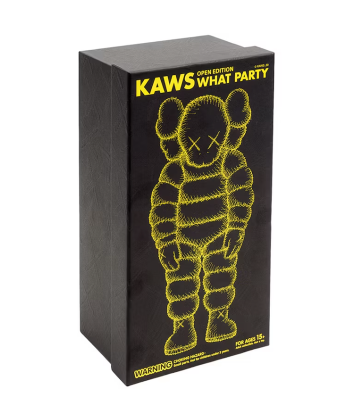 KAWS What Party Vinyl Figure Yellow Opakowanie Lodz POlska