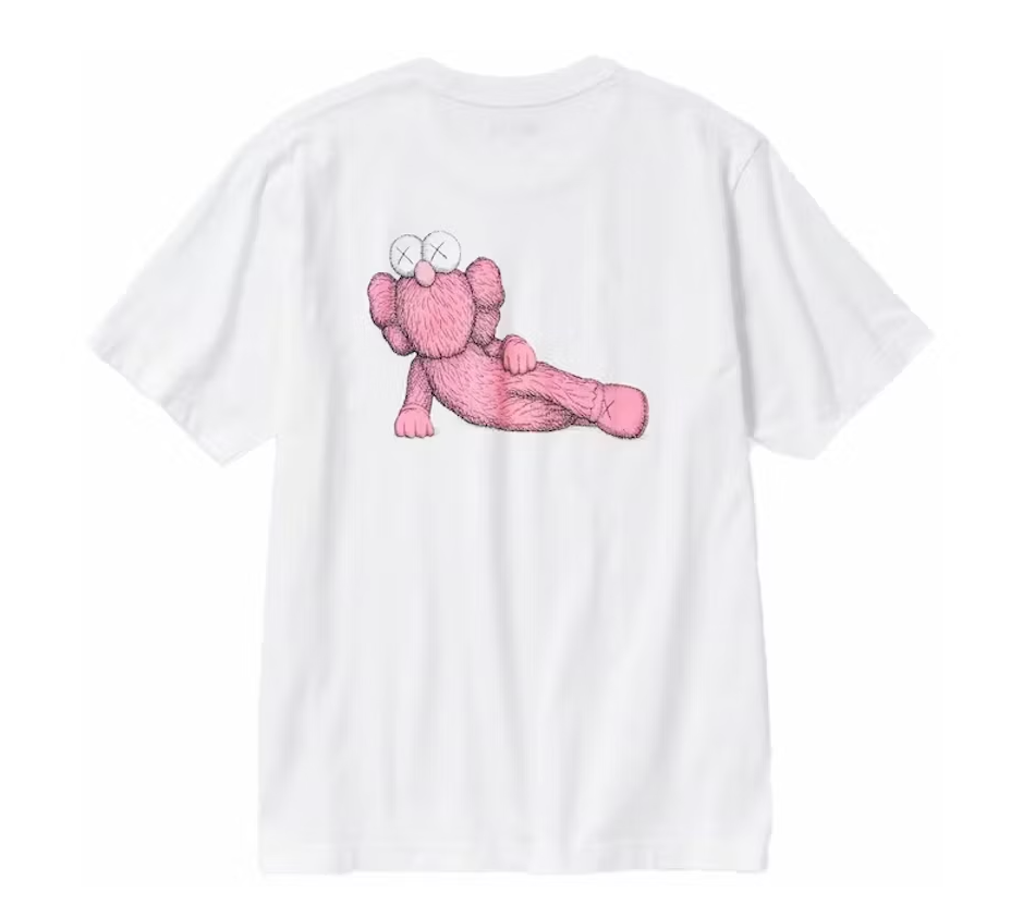 KAWS x Uniqlo UT Short Sleeve Graphic T-shirt White Lodz Polska Tyl