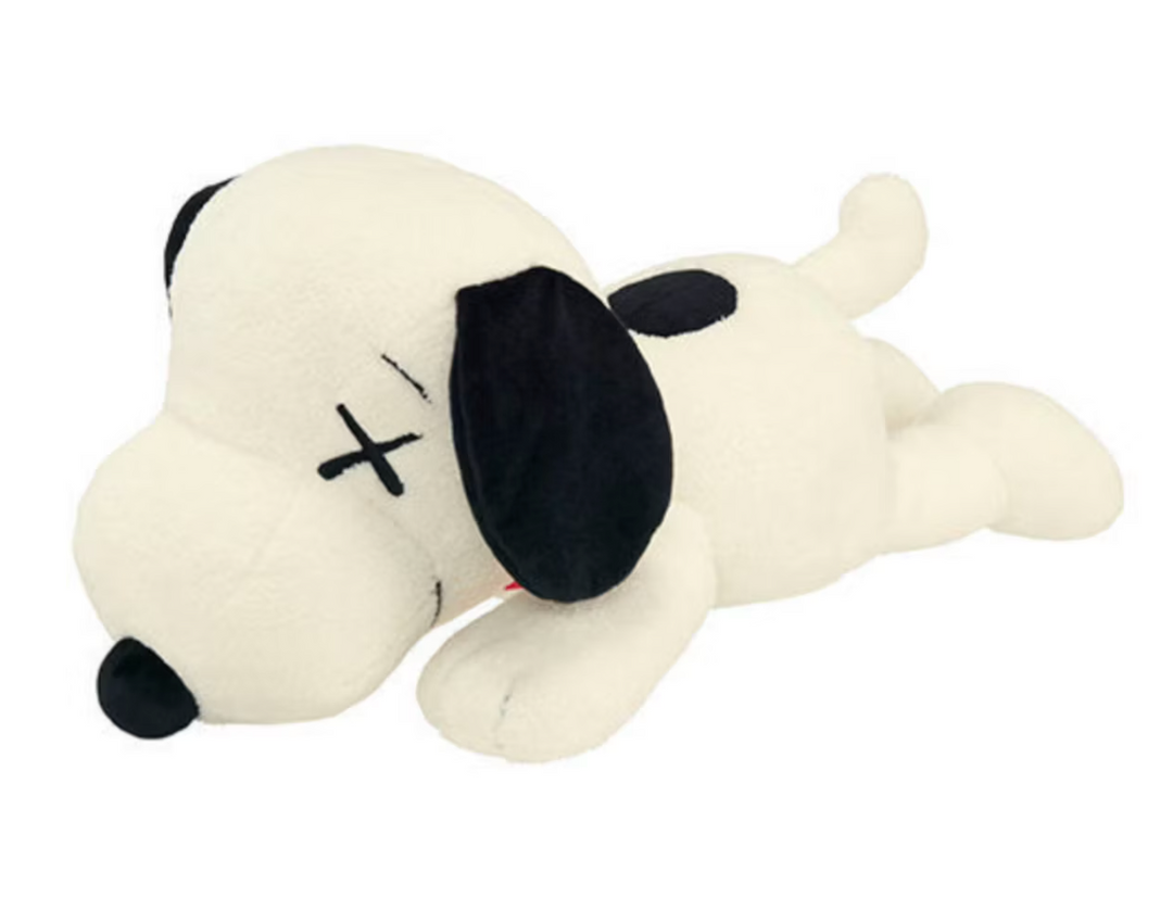 KAWS x Uniqlo x Peanuts Snoopy Plush Medium White N Hype