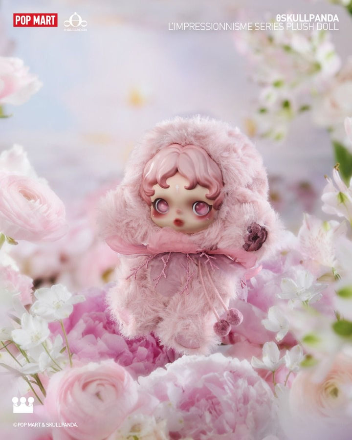 Pop Mart Vinyl Plush Pendant Blind Box - Skullpanda L‘impressionnisme Series