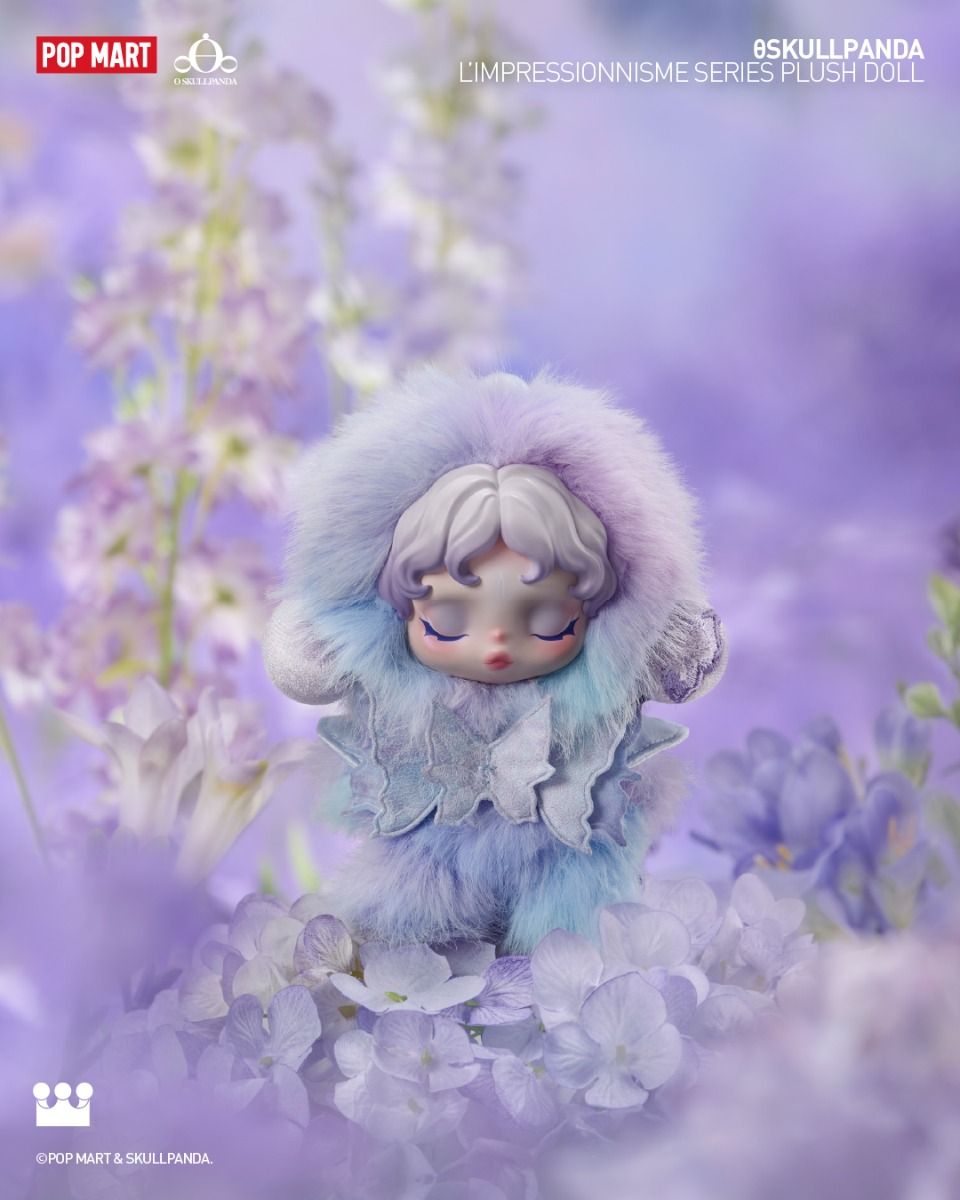 Pop Mart Vinyl Plush Pendant Blind Box - Skullpanda L‘impressionnisme Series
