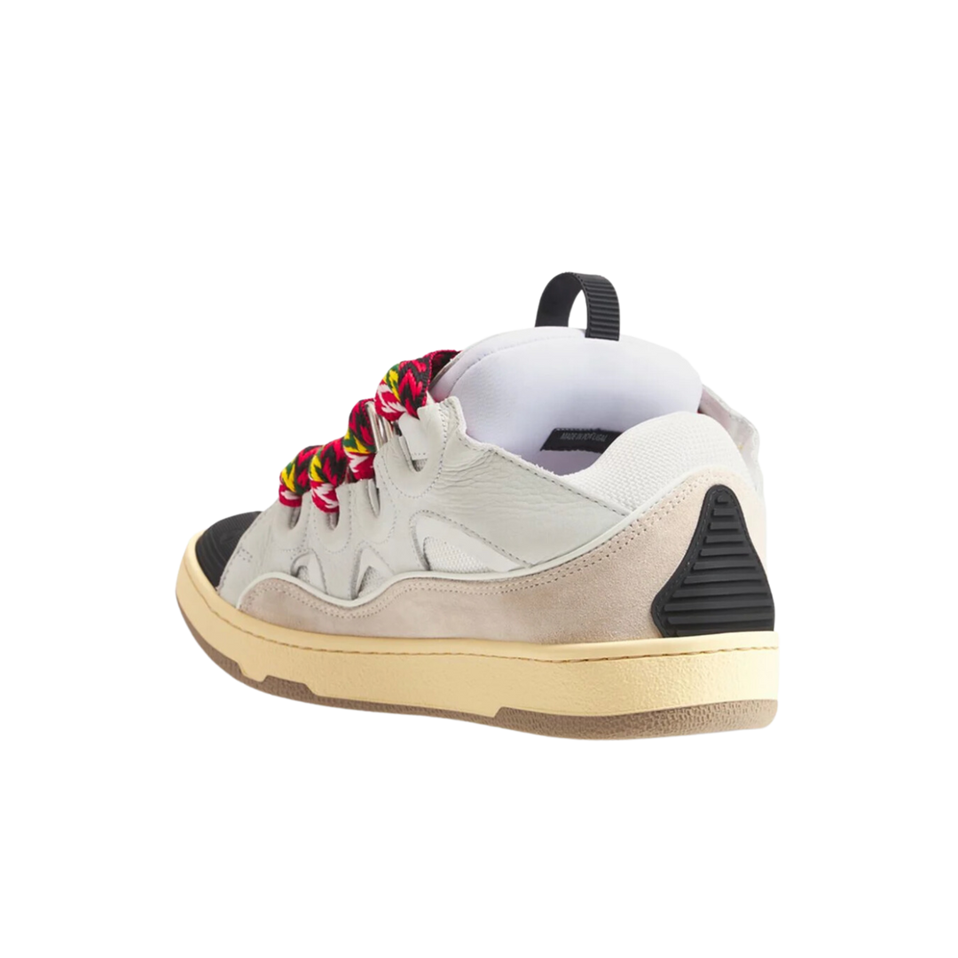 Lanvin Curb Leather White Sneakers – N-Hype Lanvin Curb Leather White Sneakers – N-Hype