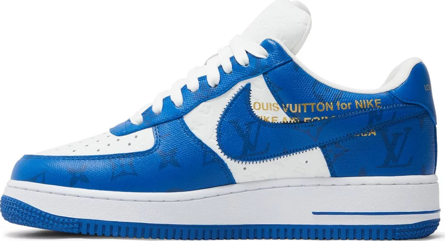 Louis Vuitton Nike Air Force 1 Low By Virgil Abloh White Royal