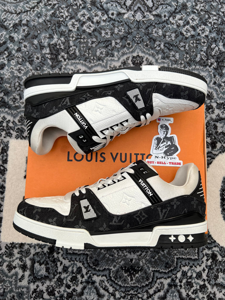 Louis Vuitton LV Trainer Denim White Black White - MS0263 - N-Hype