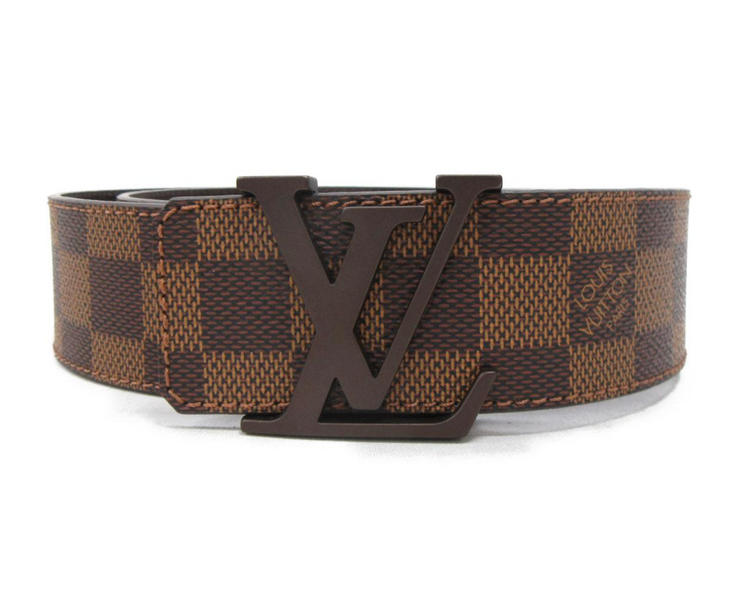 Louis Vuitton Damier Ebene Initiales Belt Front Lodz Polska