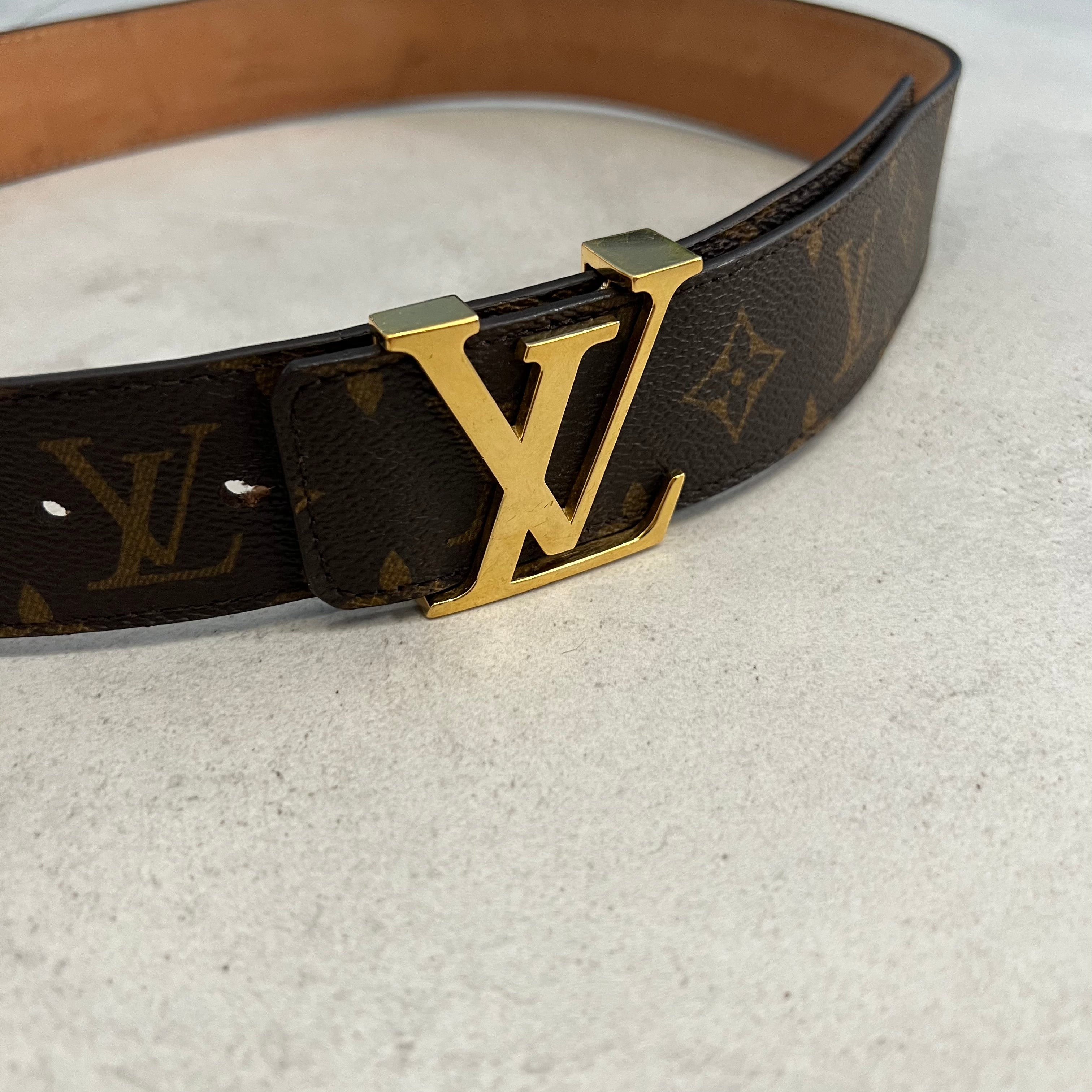 Louis Vuitton Initiales Gold Monogram Belt Showroom NHype Lodz Polska