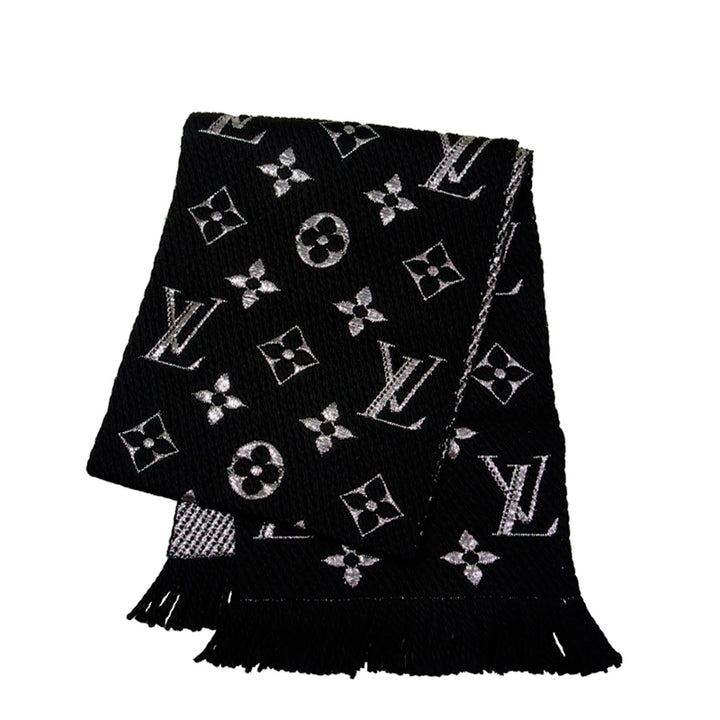 Louis Vuitton Logomania Scarf Black