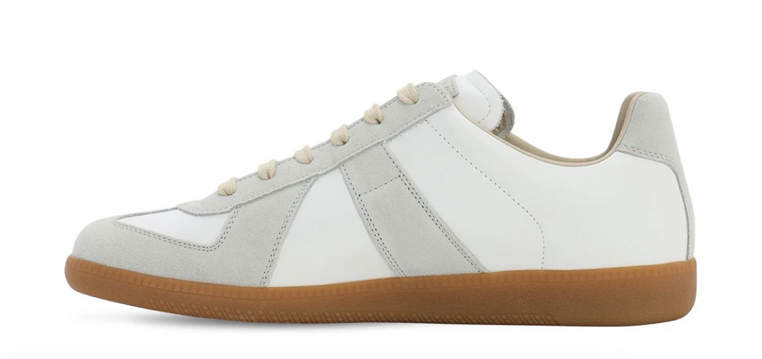 Maison Margiela Replica Leather & Suede Low Top Sneakers Showroom NHype Lodz Polska 2