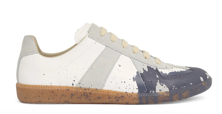 Maison Margiela Replica Painted Leather Low Top Sneakers Showroom Nhype Lodz Polska