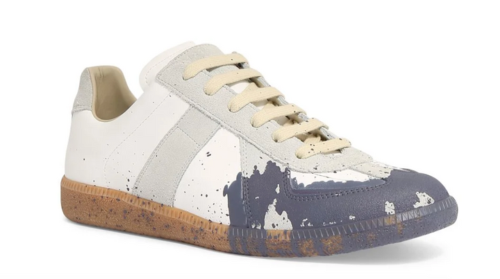 Maison Margiela Replica Painted Leather Low Top Sneakers Showroom Nhype Lodz Polska 2