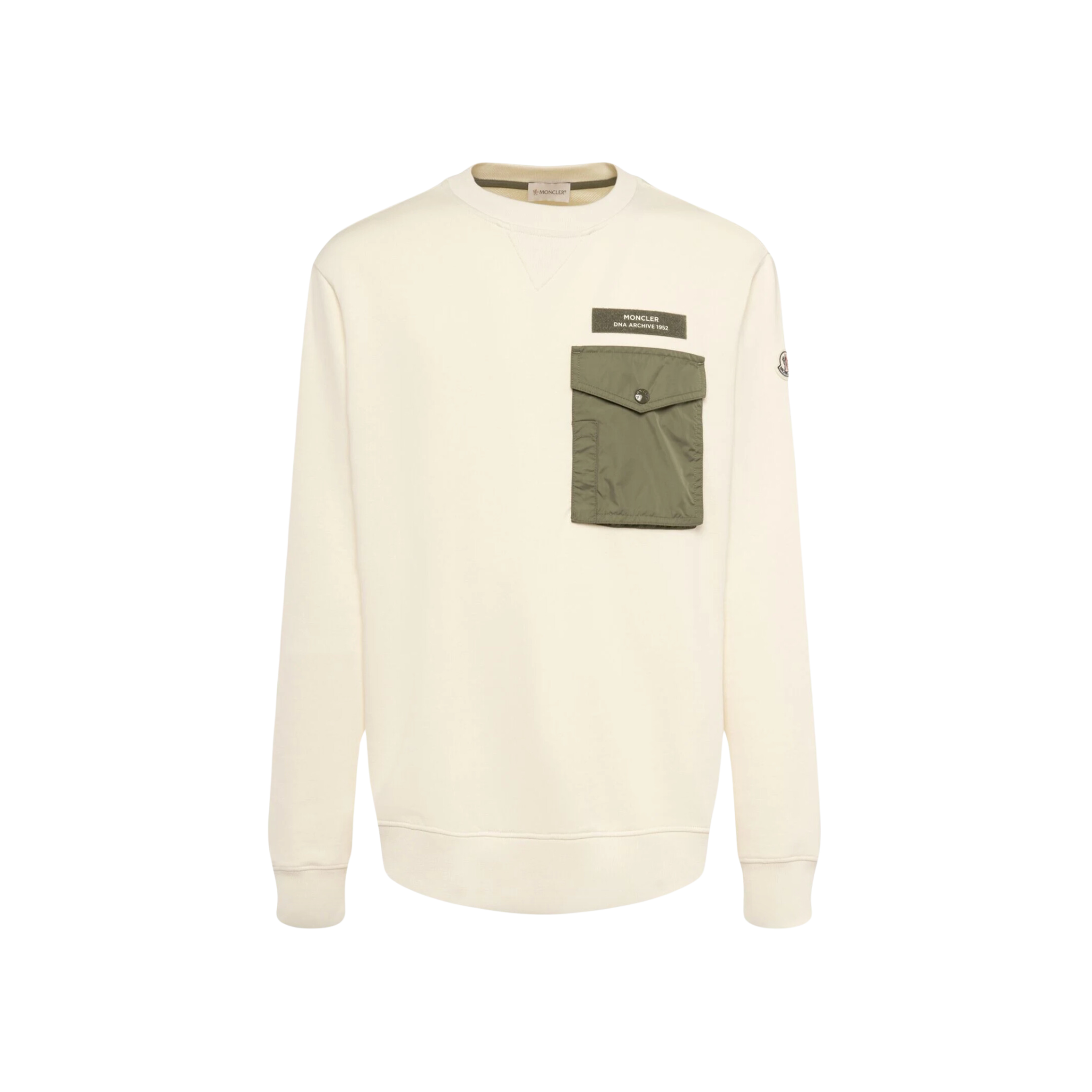 Moncler Sweatshirt aus Baumwollmischung mit Tasche