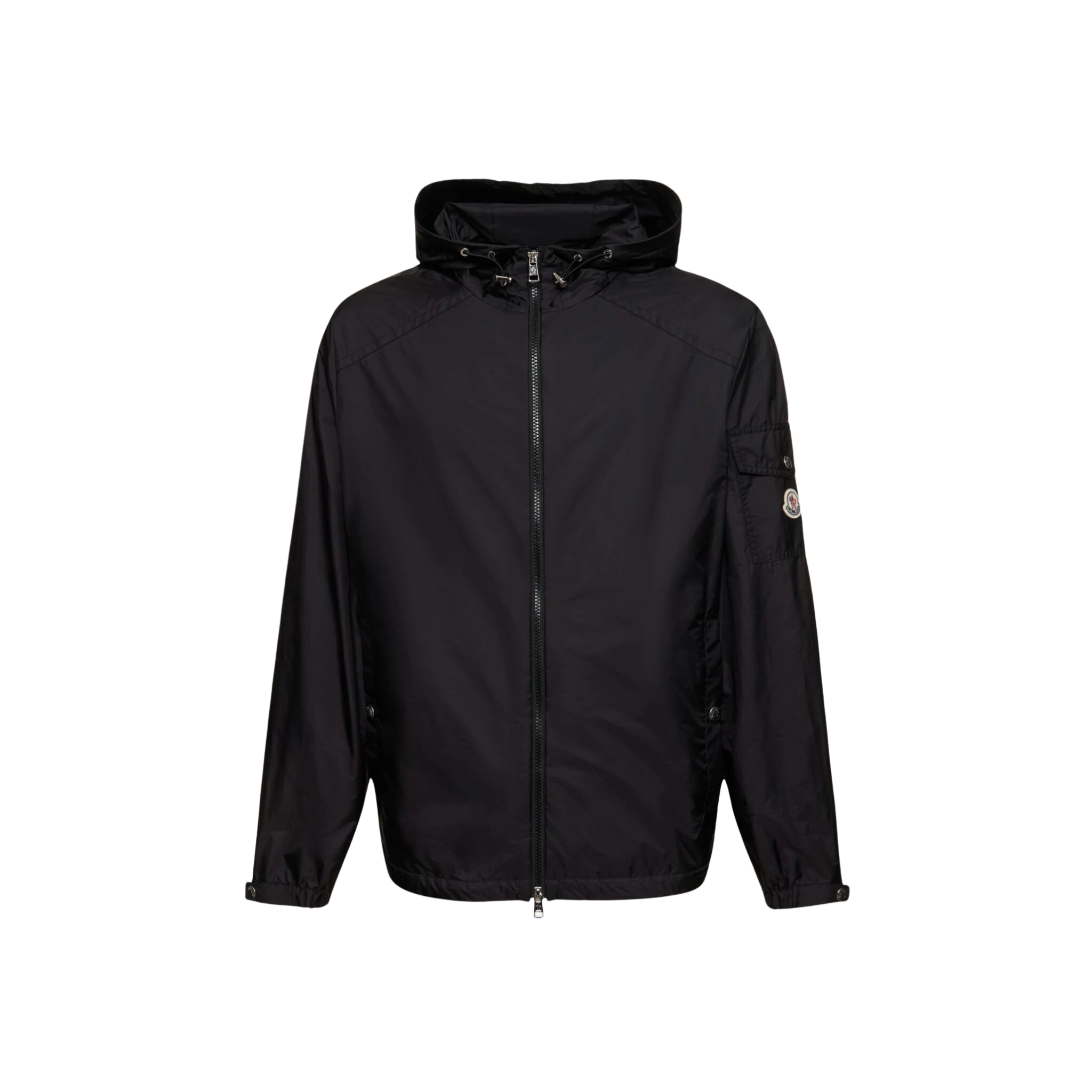 Moncler Etiache Nylon Rainwear Jacket Black