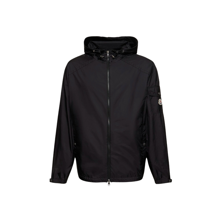 Moncler Etiache Nylon Rainwear Jacket Black