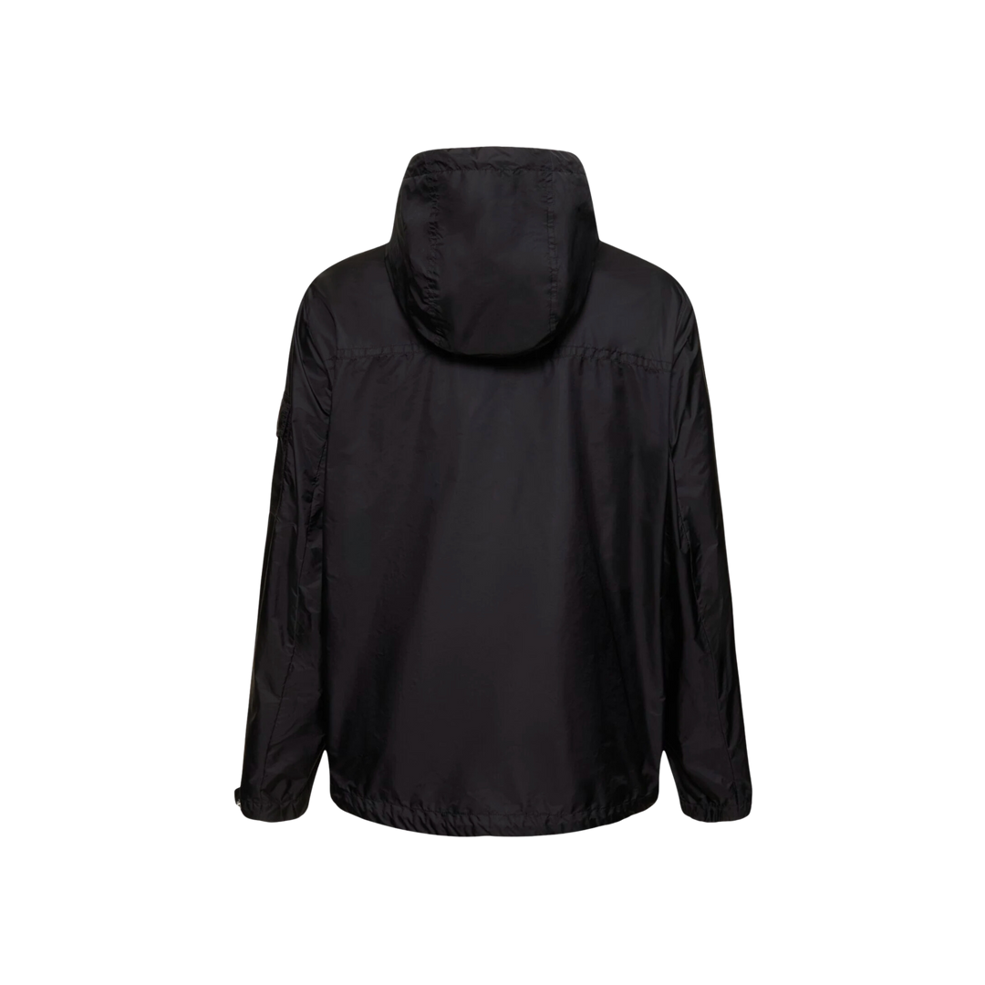 Moncler Etiache Nylon Rainwear Jacket Black