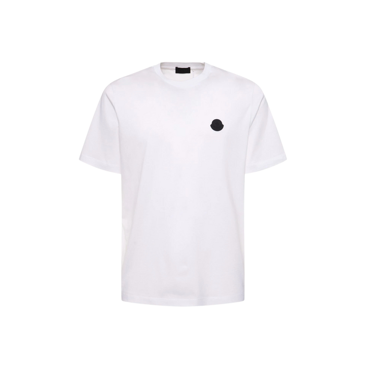 Moncler Logo Cotton T-shirt White