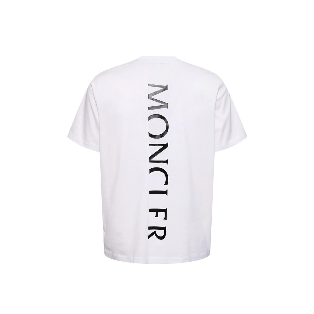 Moncler Logo Cotton T-shirt White