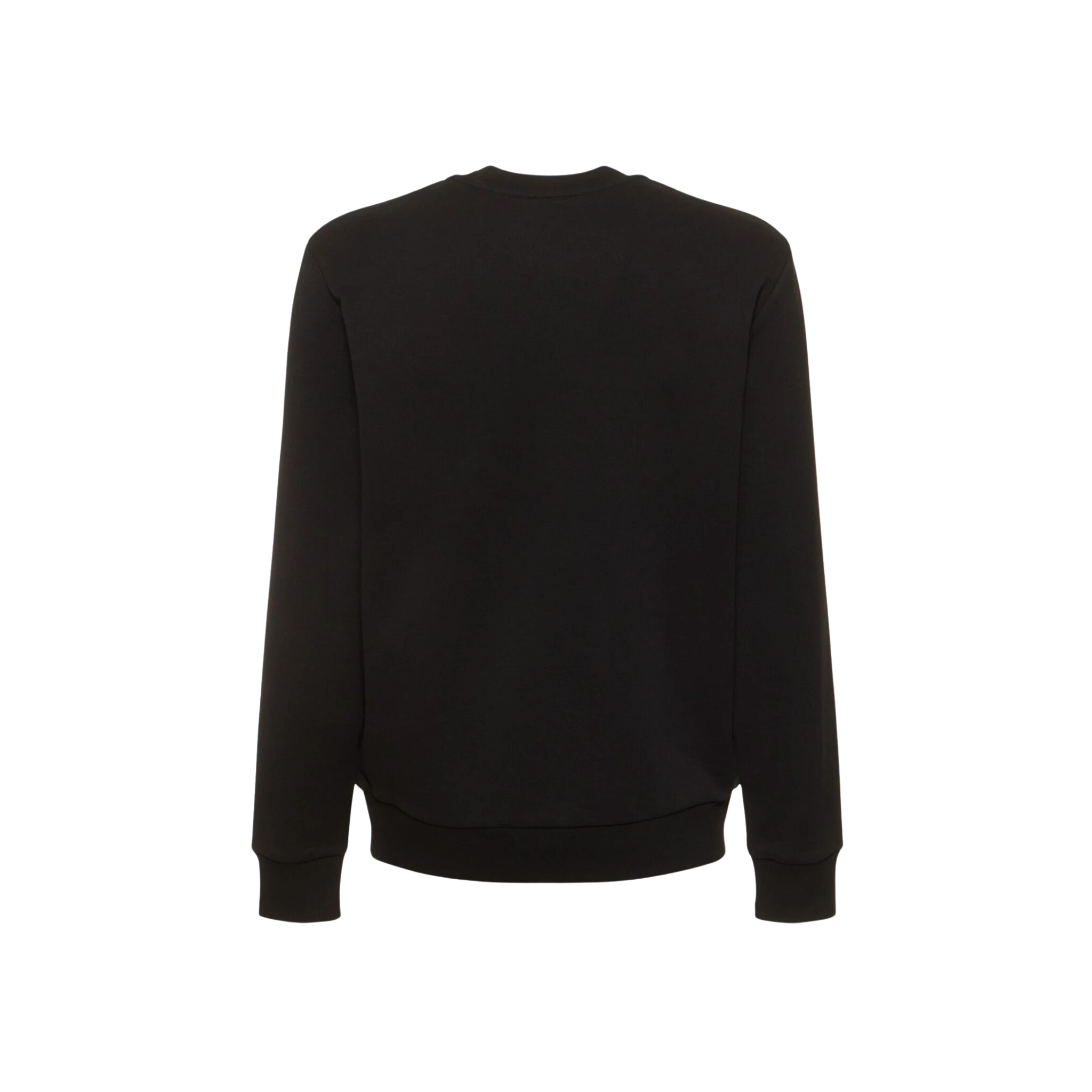 Moncler Logo Patch Cotton Sweatshirt Black