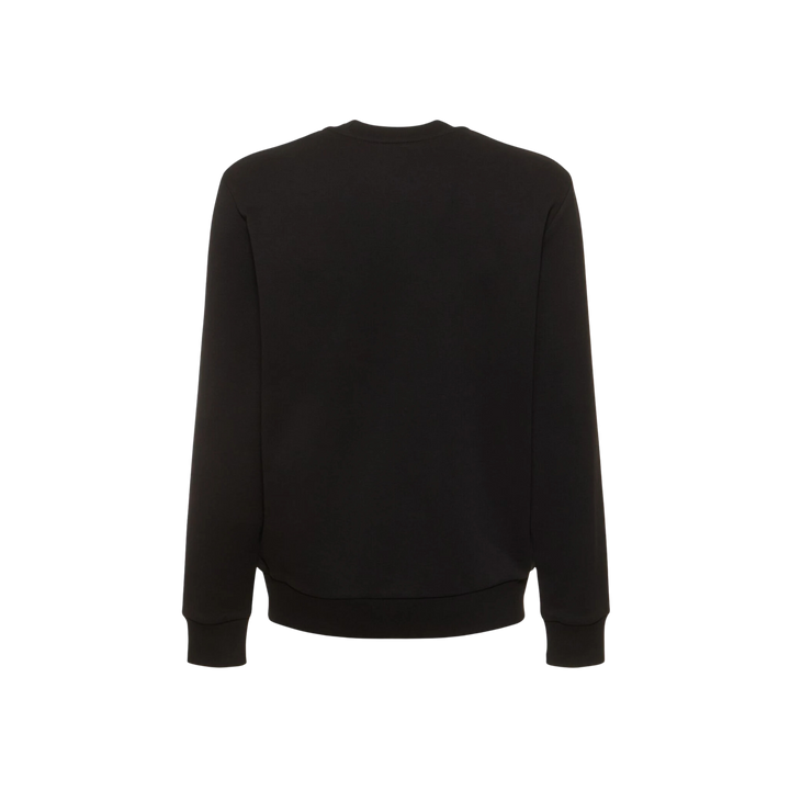 Moncler Logo Patch Cotton Sweatshirt Black