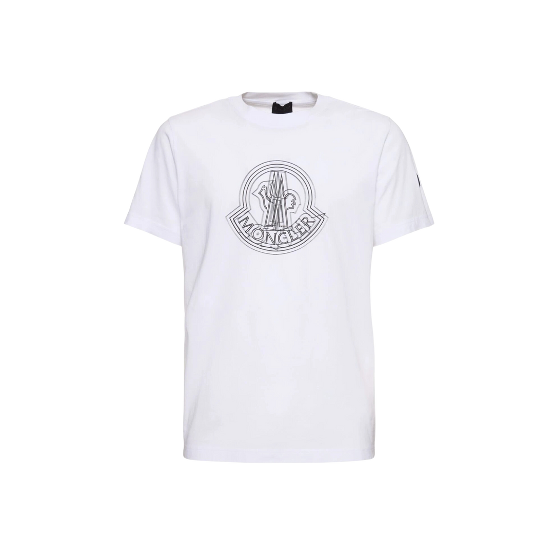 Moncler x palm angels t shirt white sales