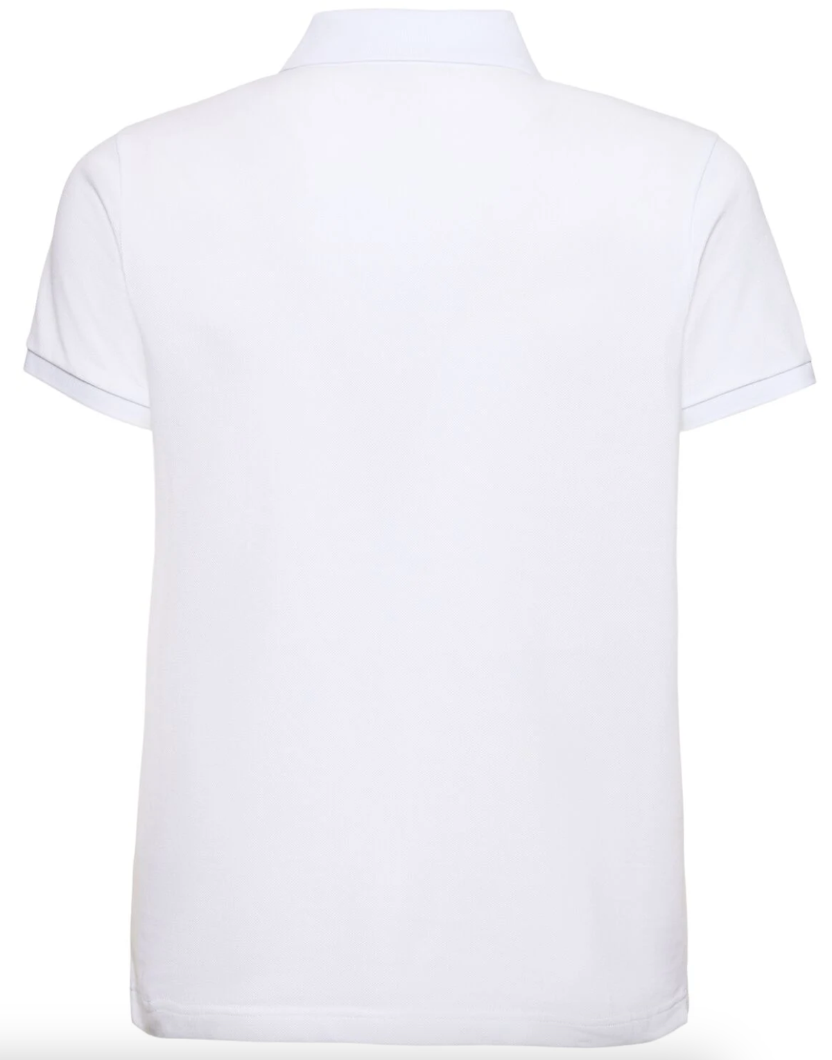 Moncler Logo Cotton Polo Shirt White Tyl Lodz Polska