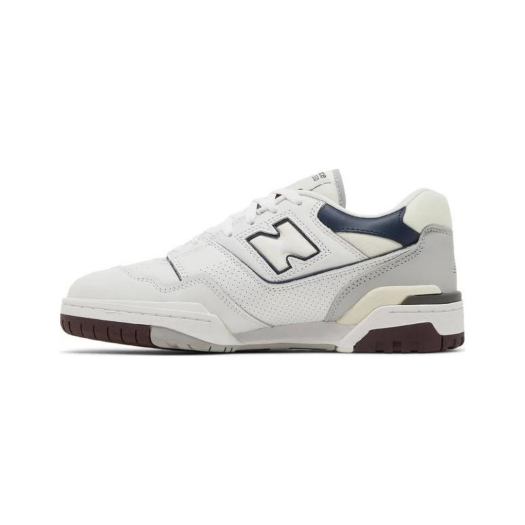 New Balance 550 White Natural Indigo Burgundy