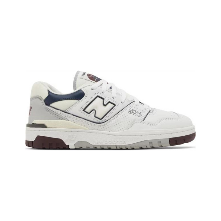 New Balance 550 White Natural Indigo Burgundy