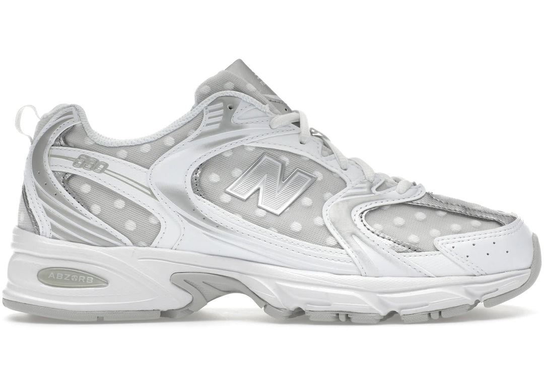 New Balance 530 Silver Metallic Polka Dots - Biel - N-Hype