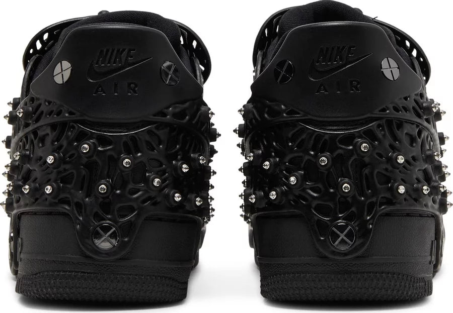 Nike studded air force 1 black shop
